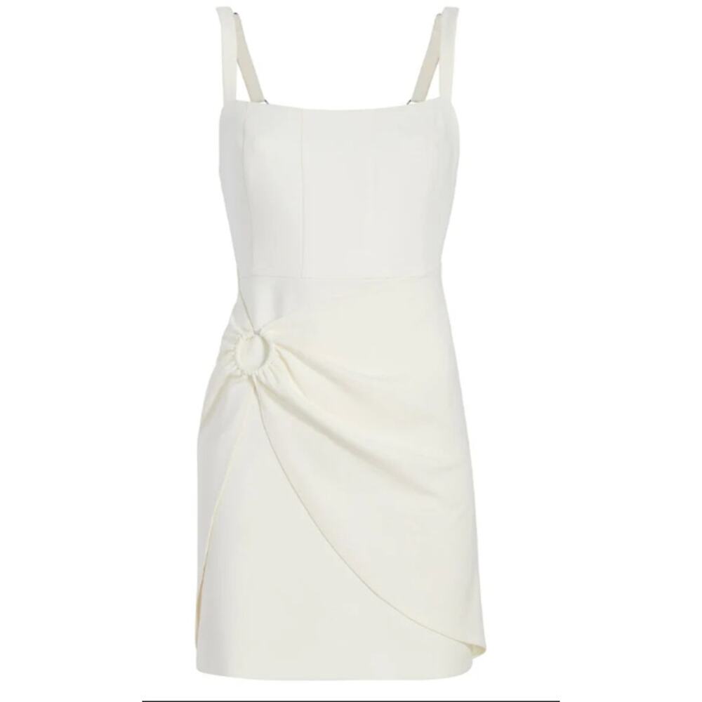 Revolve Likely Elisa Cami Straps form fitting bodice twist design mini dress 8